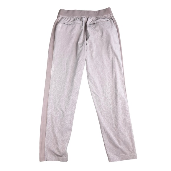 Athleta light blush pink women’s textured straight leg Athleisure pants … - Picture 4 of 9